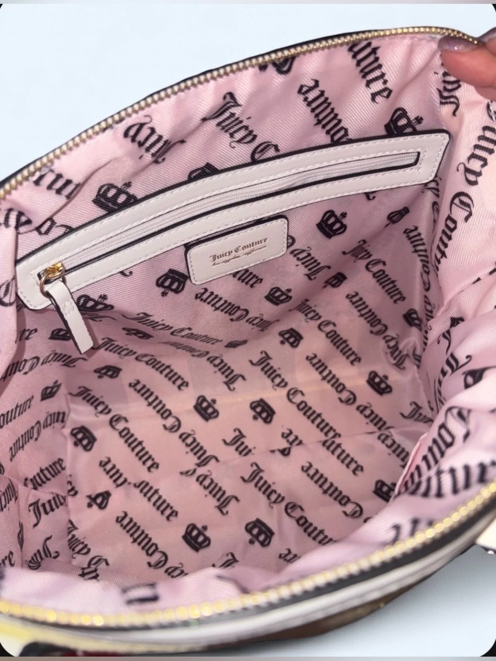 Juicy Couture NWT Strawberry 🍓 Embroidered Satchel Bag